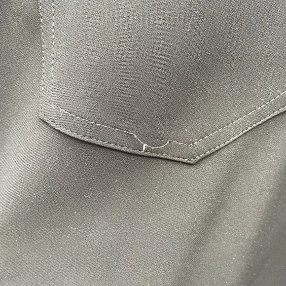 Moschino  Black Slim Pants with Pearl Embellished Details, size 6 - Picture 10 of 13